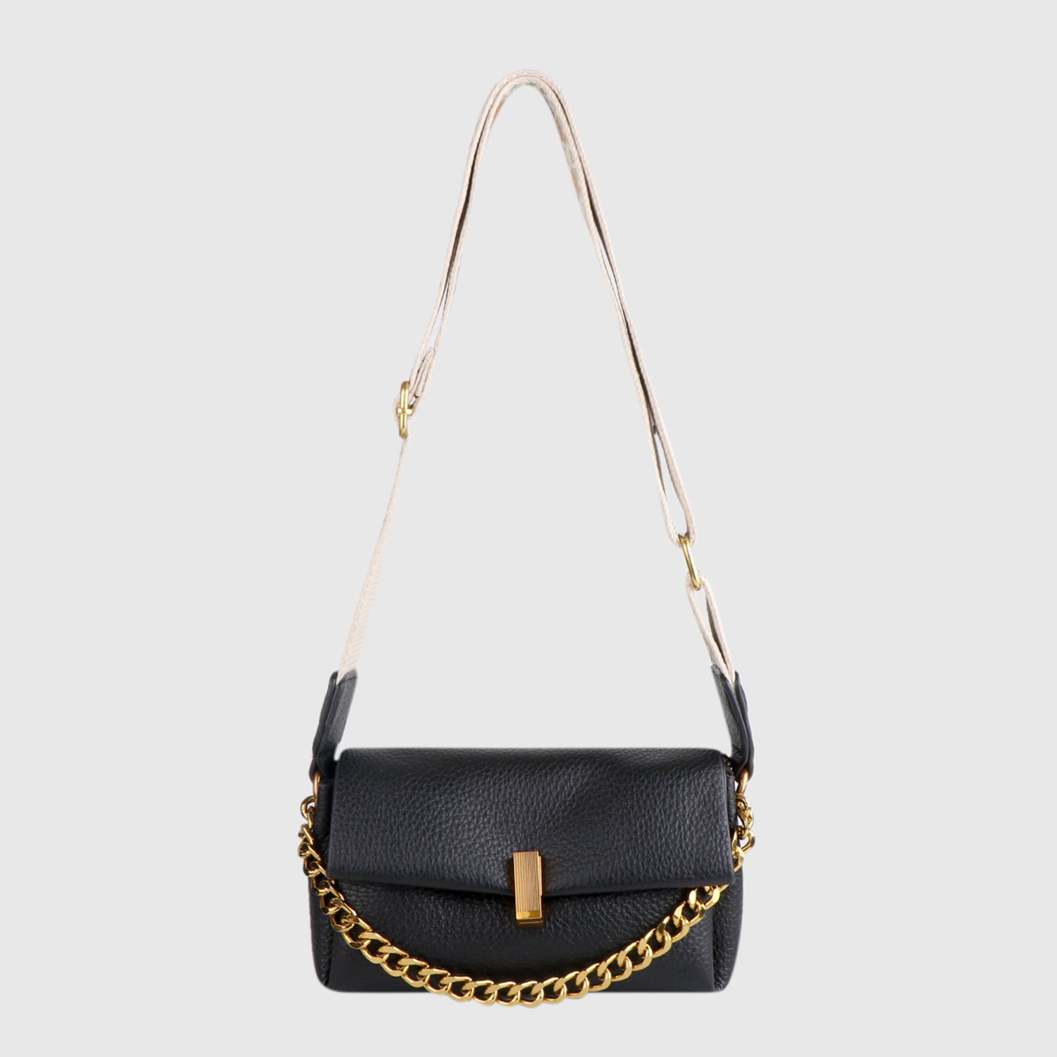 LuxeCharm Chain Flap Sling
