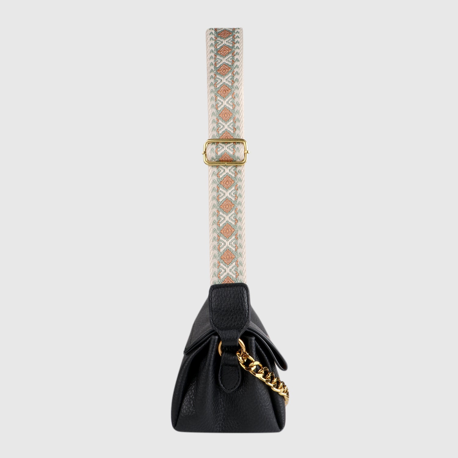 LuxeCharm Chain Flap Sling