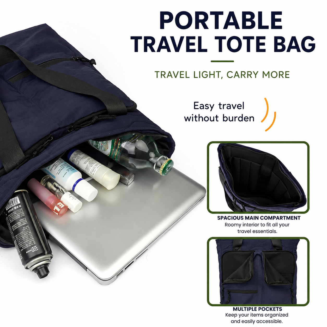 Lucien Versa Tote – Convertible Laptop & Travel Tote Bag