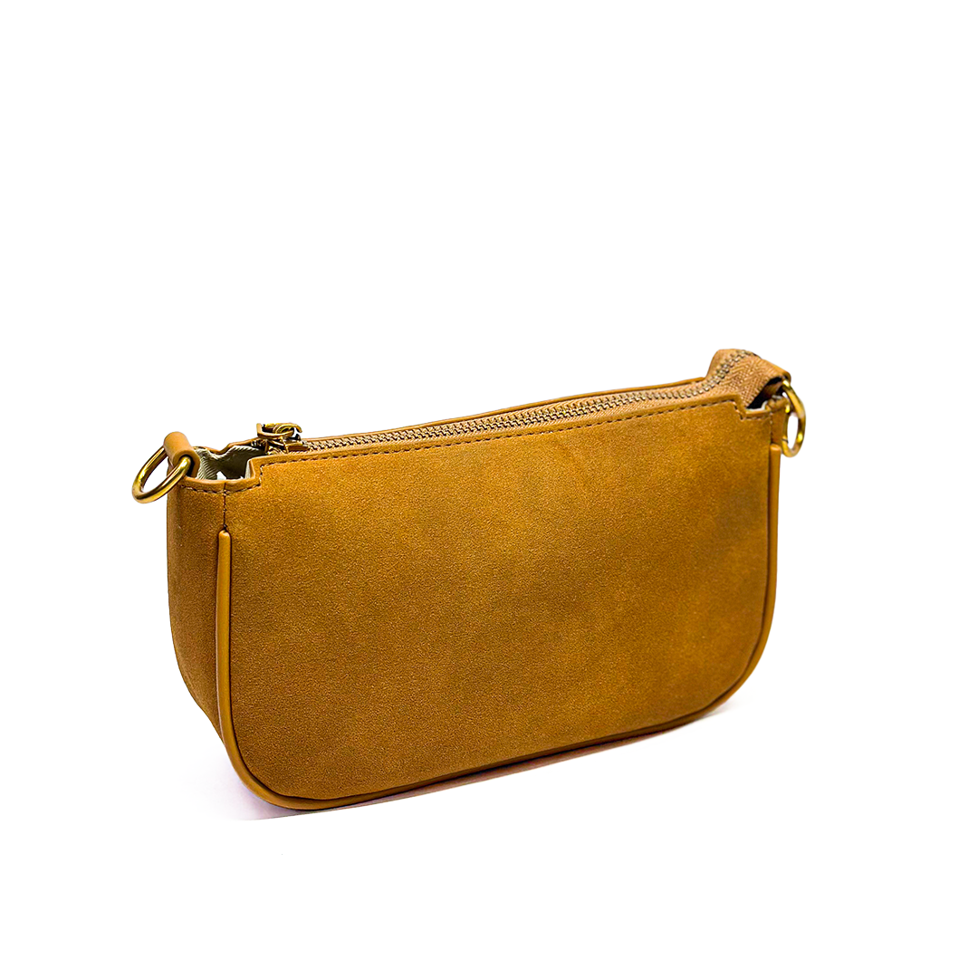 Caramel Suede Baguette