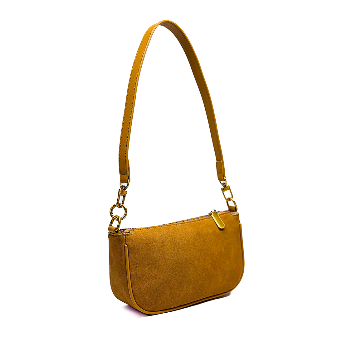 Caramel Suede Baguette