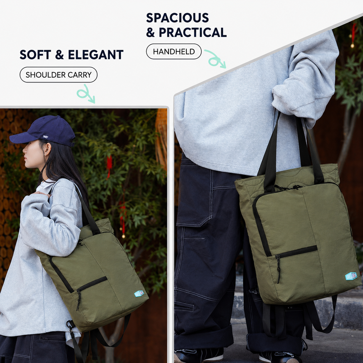 Lucien Versa Tote – Convertible Laptop & Travel Tote Bag
