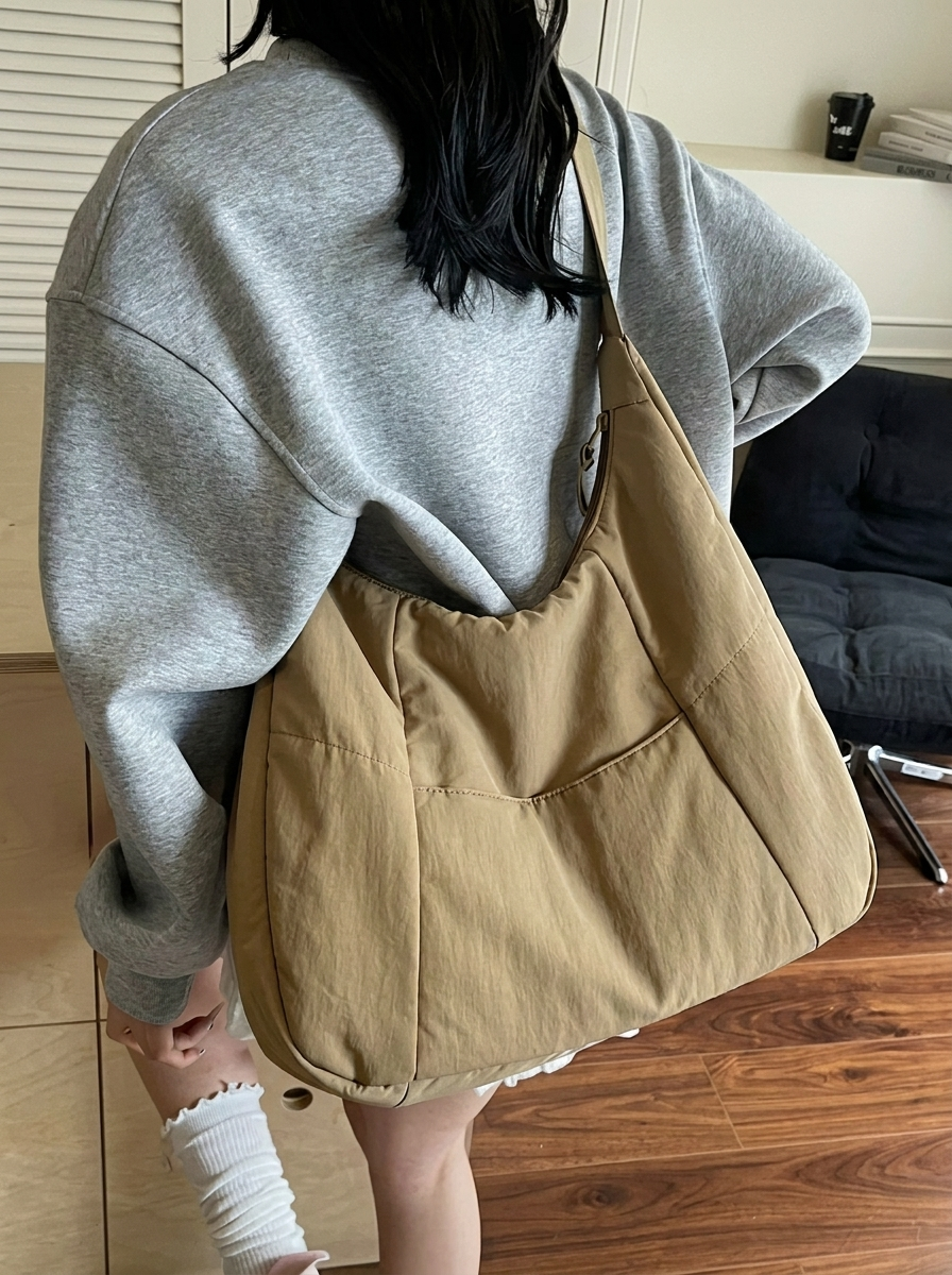 Blush Arc Hobo Bag
