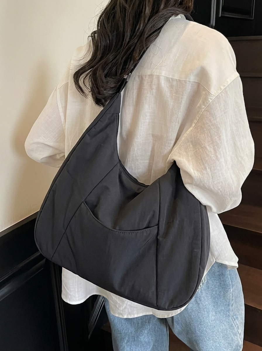Blush Arc Hobo Bag
