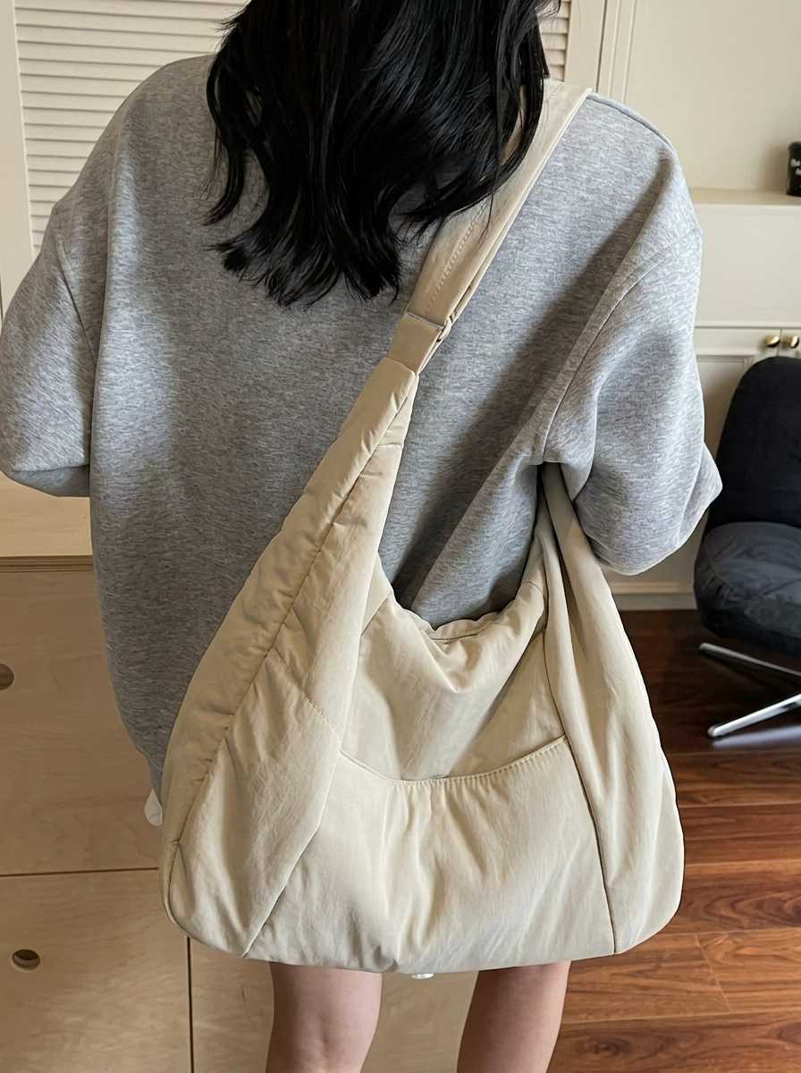 Blush Arc Hobo Bag