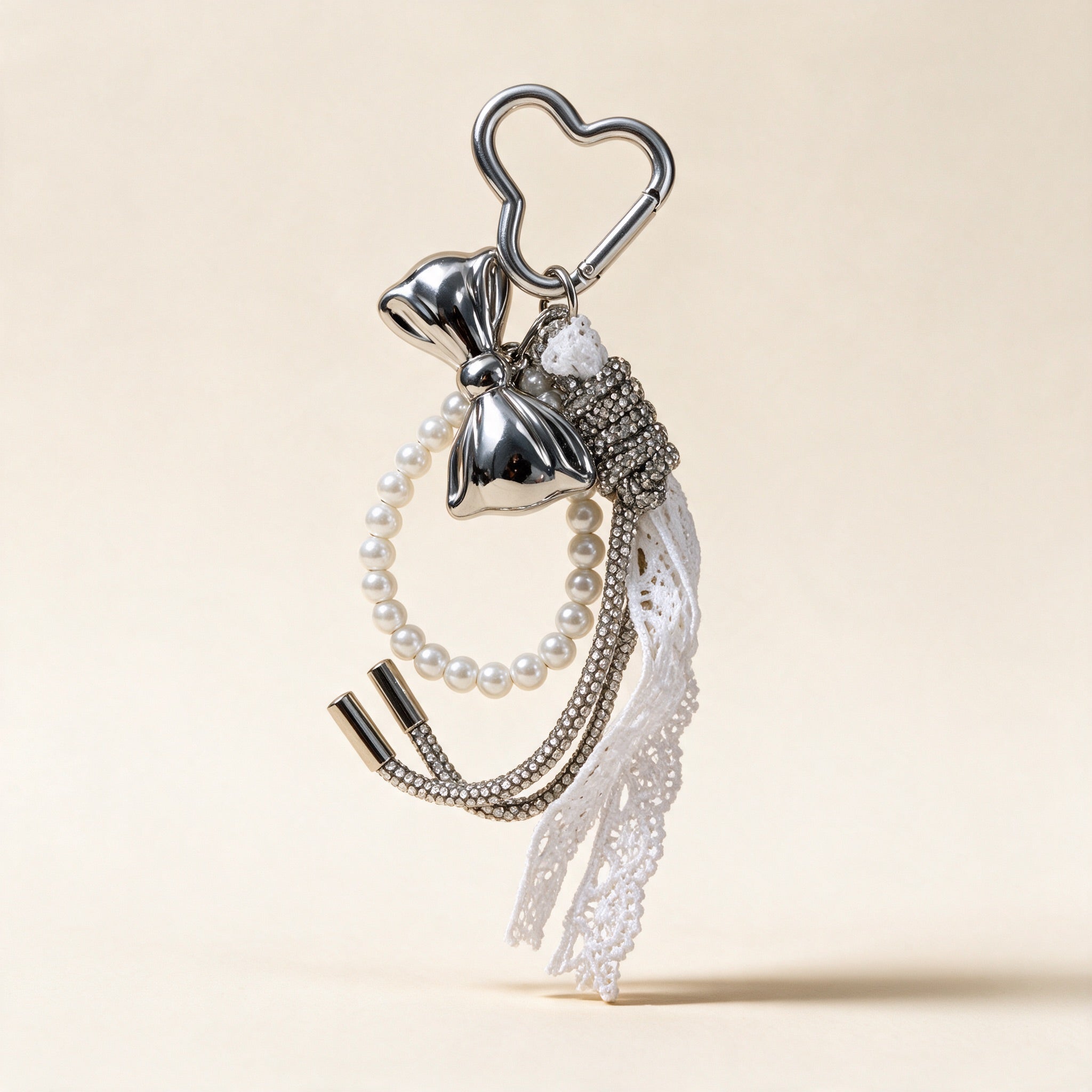 Silver Belle Keychain