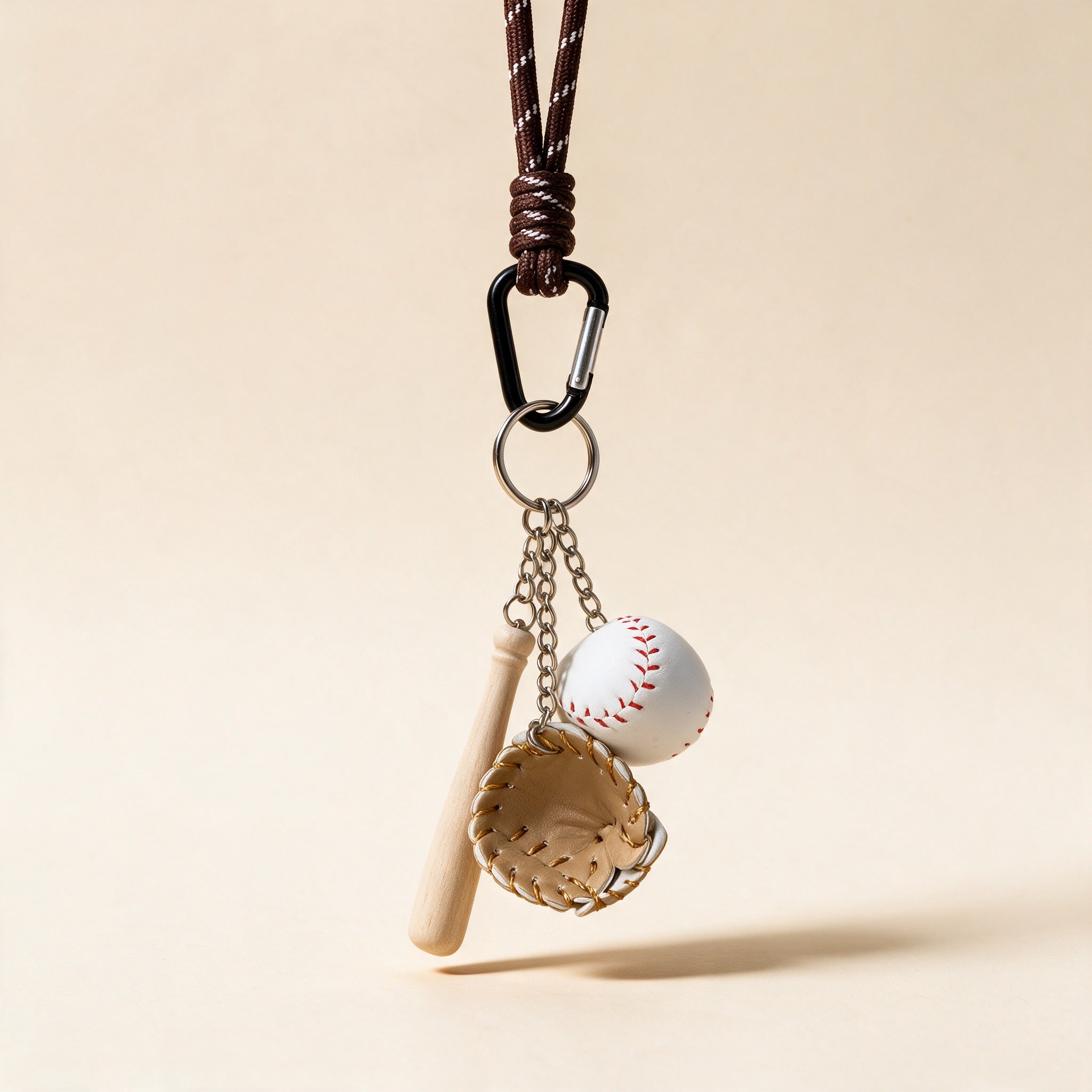 Ball & Bat Keychain