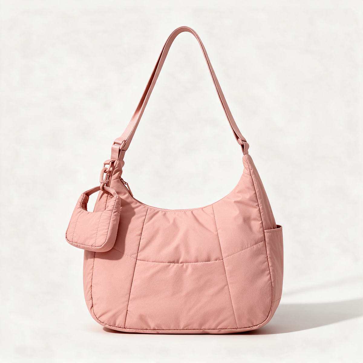 Zara Quilted Hobo Bag