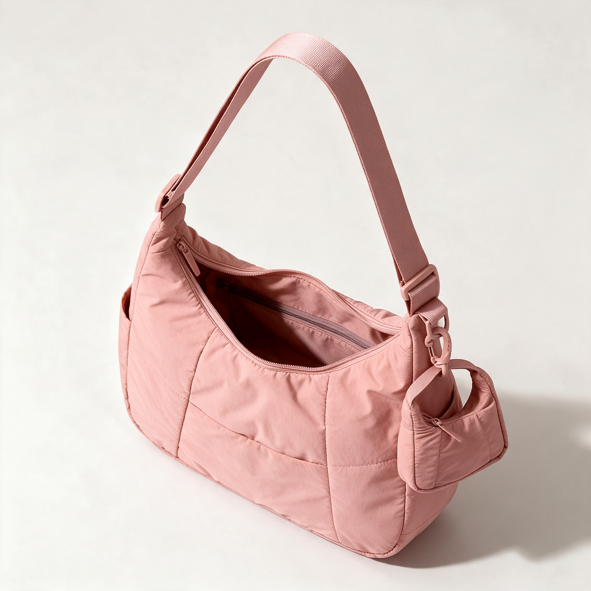 Zara Quilted Hobo Bag