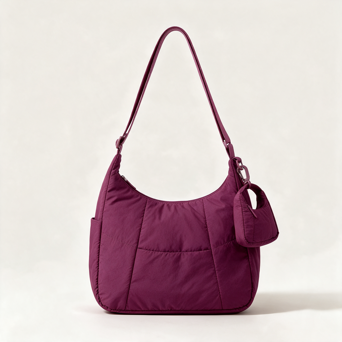 Zara Quilted Hobo Bag