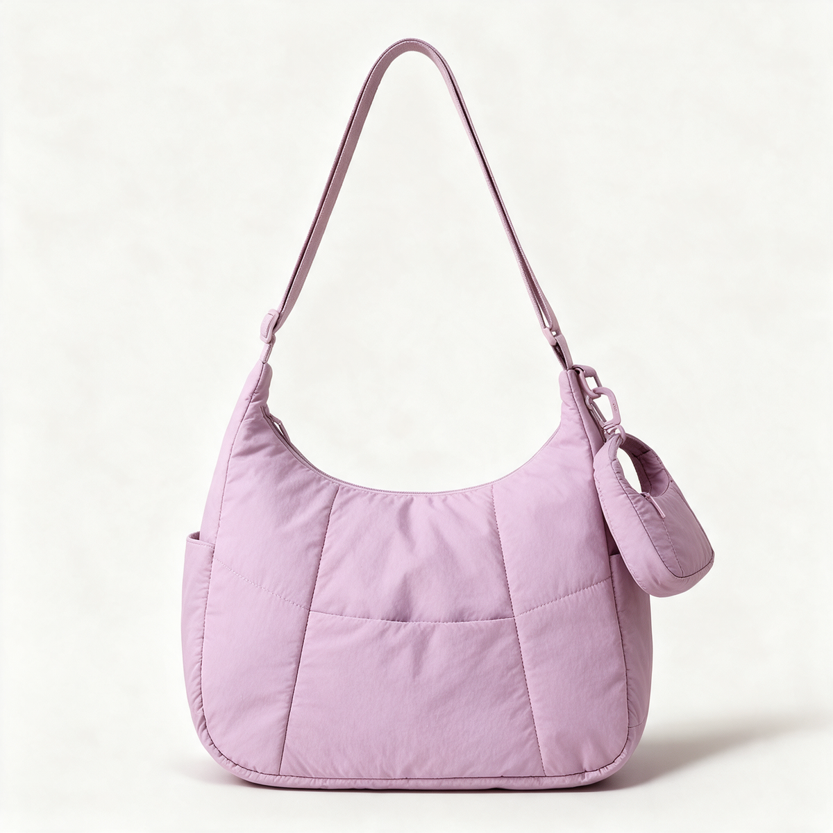 Zara Quilted Hobo Bag