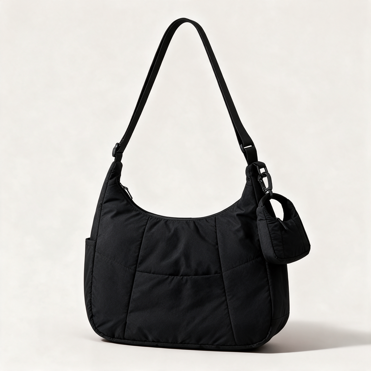 Zara Quilted Hobo Bag