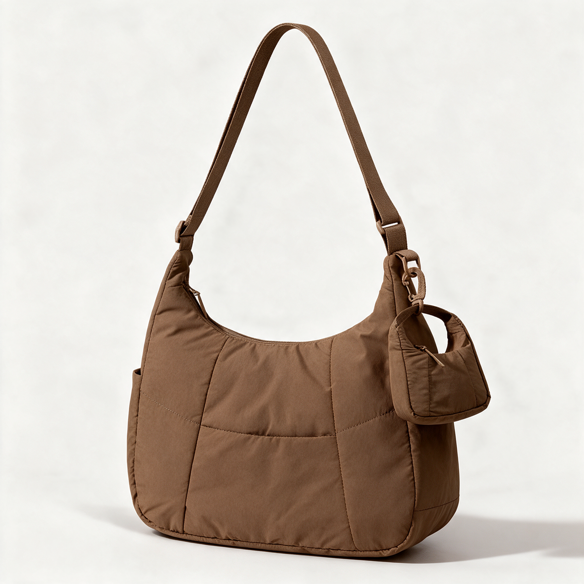 Zara Quilted Hobo Bag