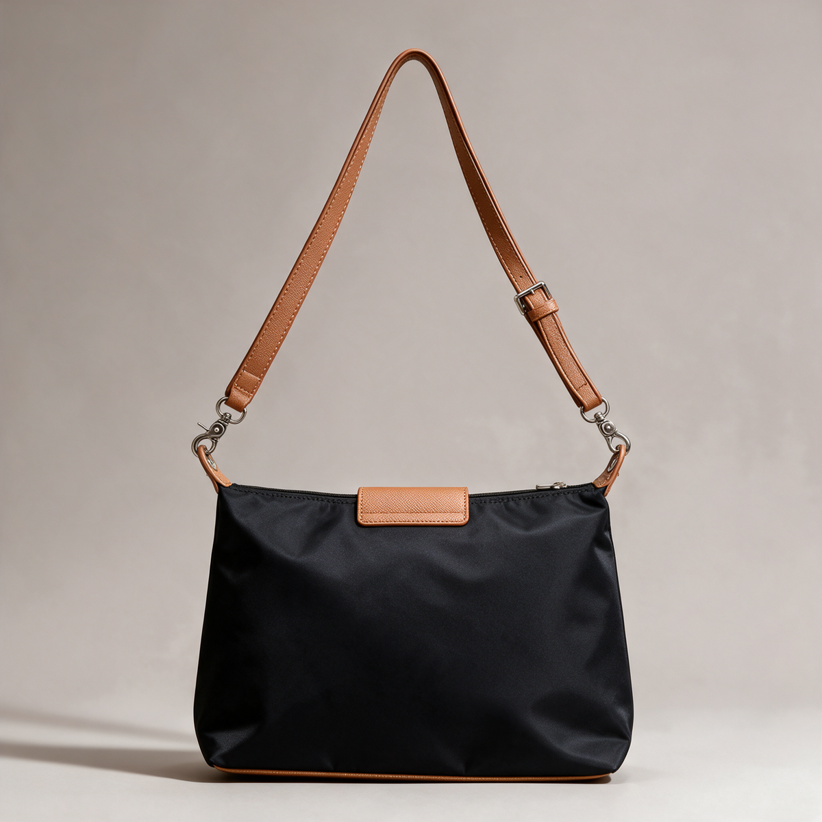 Lucien Mocha Flap Shoulder Bag
